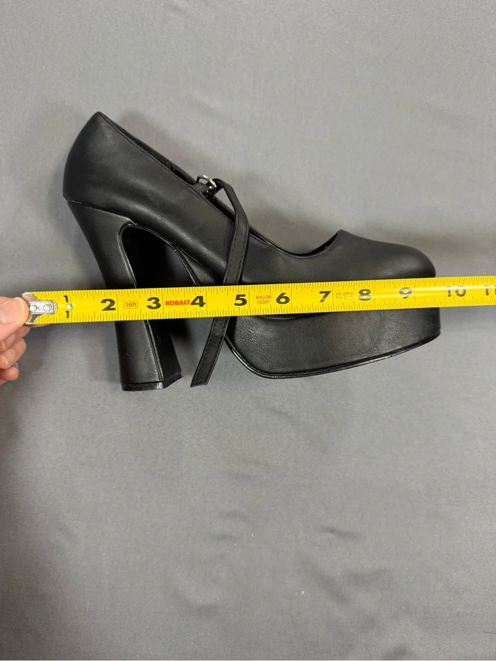 Demonia Black Platform Mary Jane Pumps